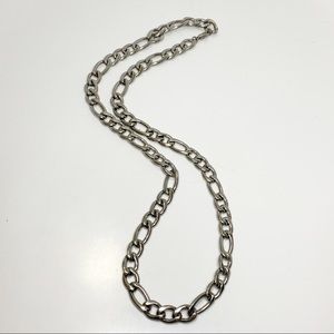 Hip Hop Silver Filigro Chain Men Necklace 30 Inch